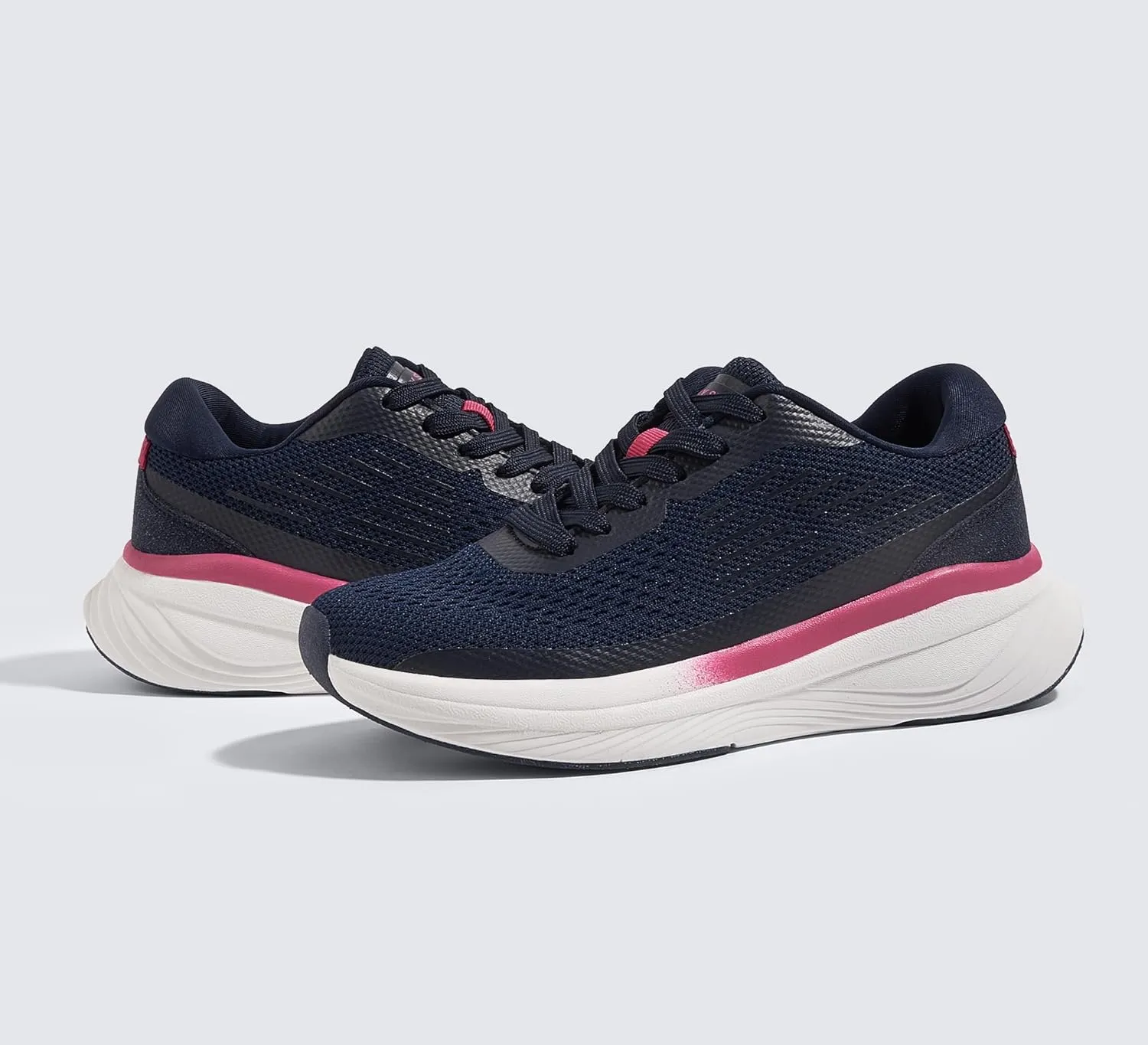 LUCKY STEP Women Running Shoes Chunky Tennis Workout Athletic Sports Gym Sneakers Cross Training Hiking Breathable Non Slip Walking Shoes