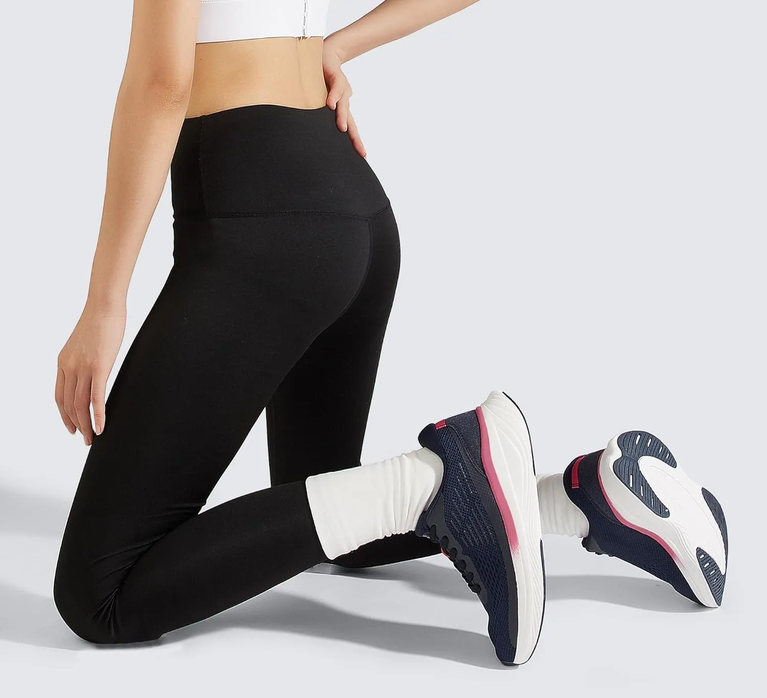 LUCKY STEP Women Running Shoes Chunky Tennis Workout Athletic Sports Gym Sneakers Cross Training Hiking Breathable Non Slip Walking Shoes