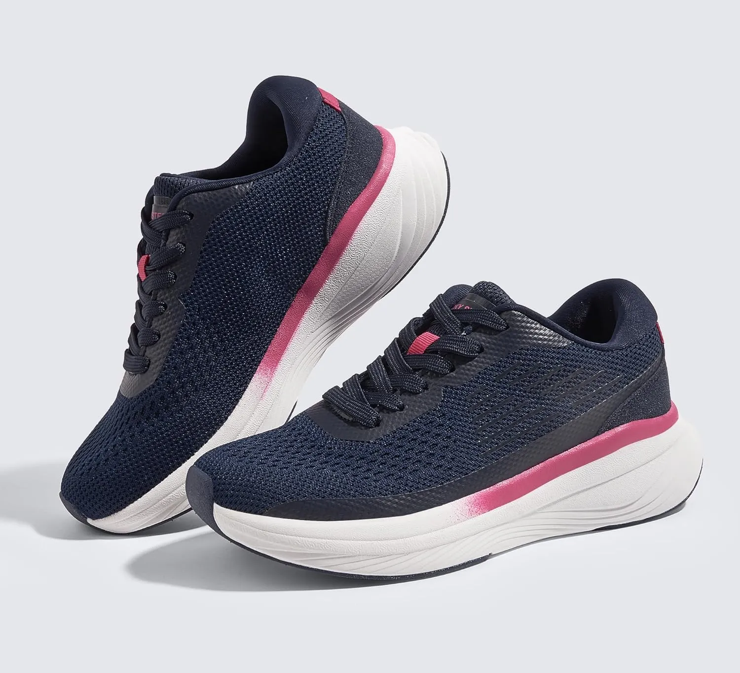 LUCKY STEP Women Running Shoes Chunky Tennis Workout Athletic Sports Gym Sneakers Cross Training Hiking Breathable Non Slip Walking Shoes