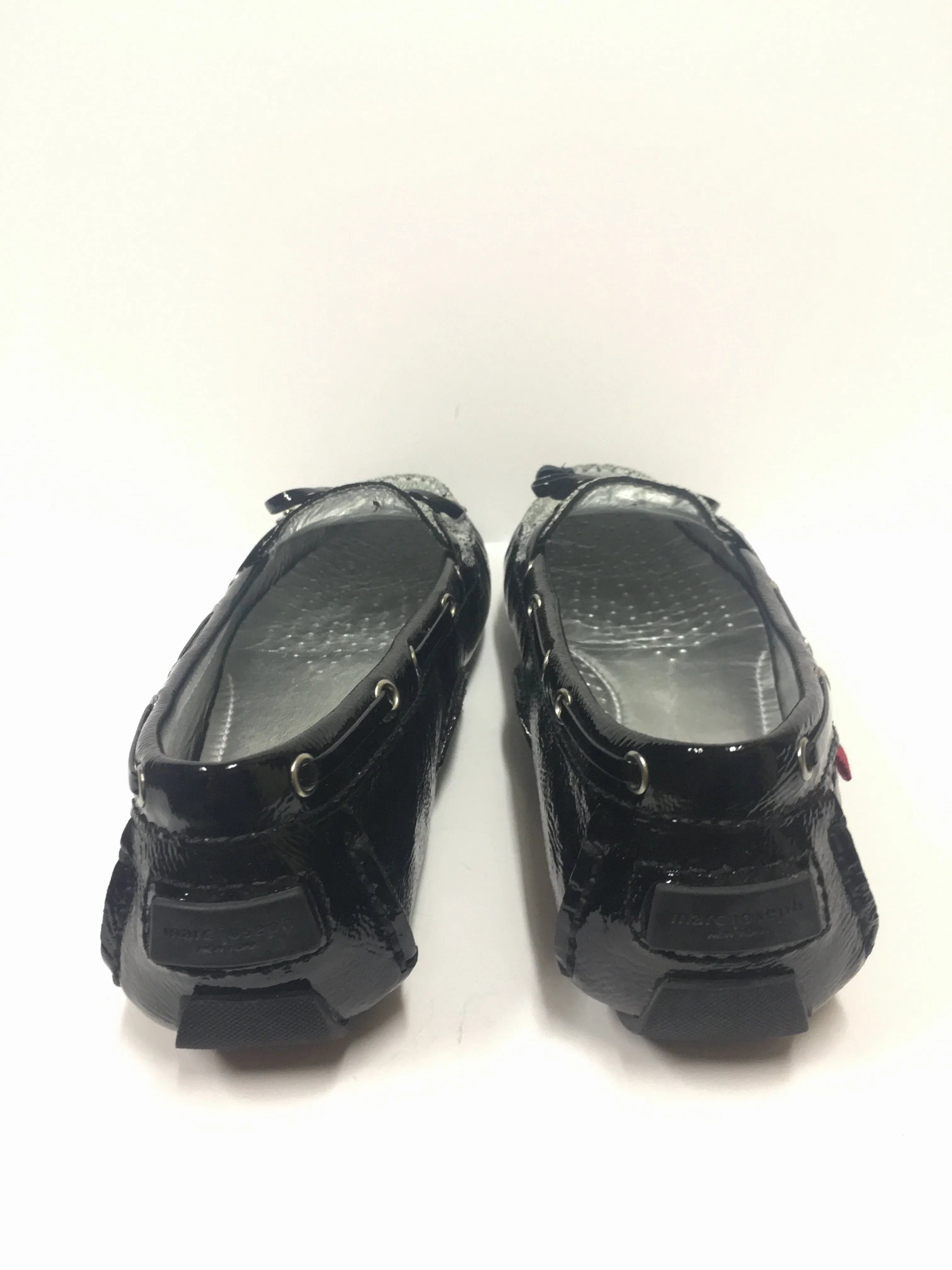 MARC JOSEPH PATENT LEATHER DRIVER FLATS MOCCASINS SIZE 8