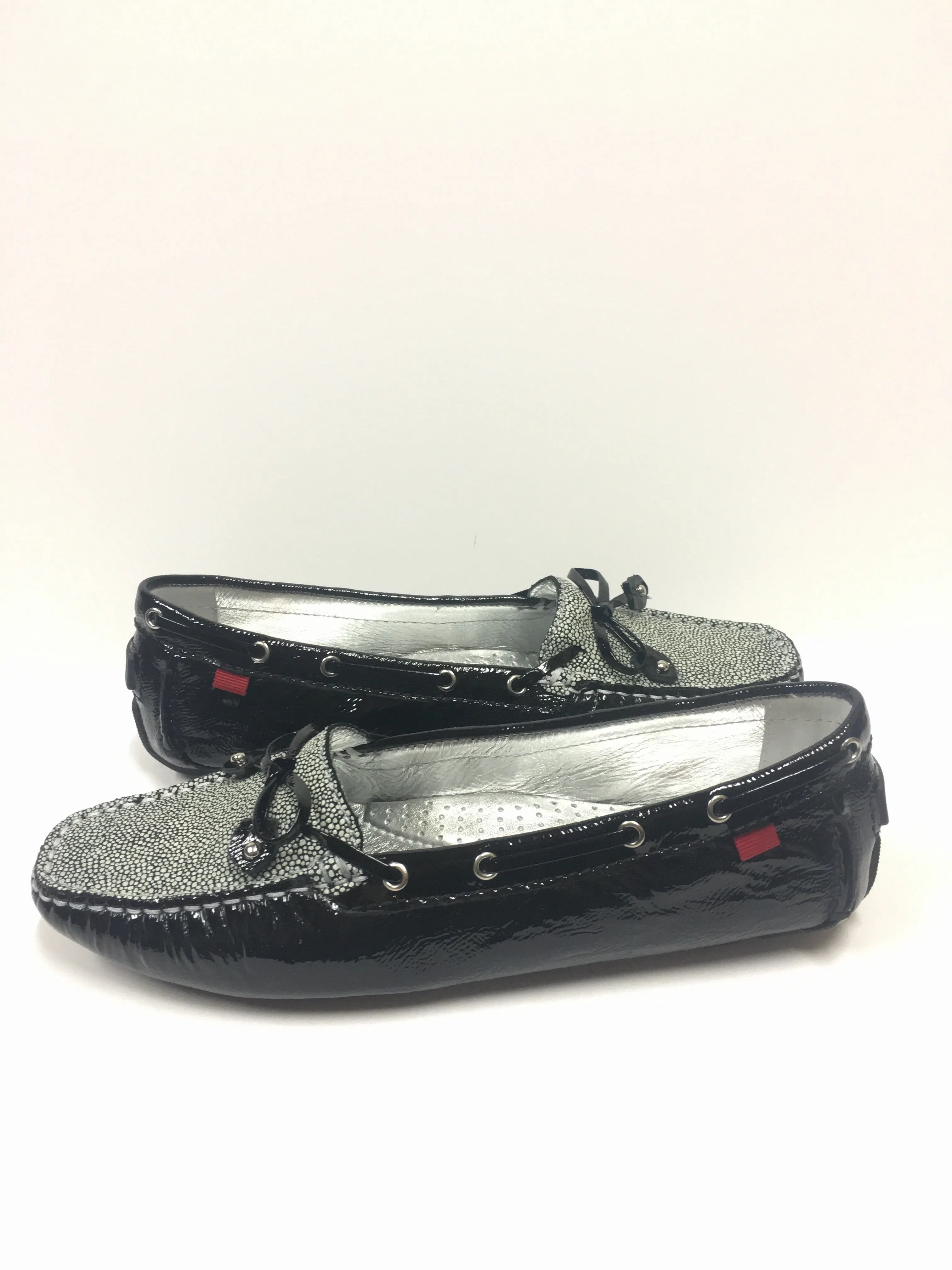 MARC JOSEPH PATENT LEATHER DRIVER FLATS MOCCASINS SIZE 8