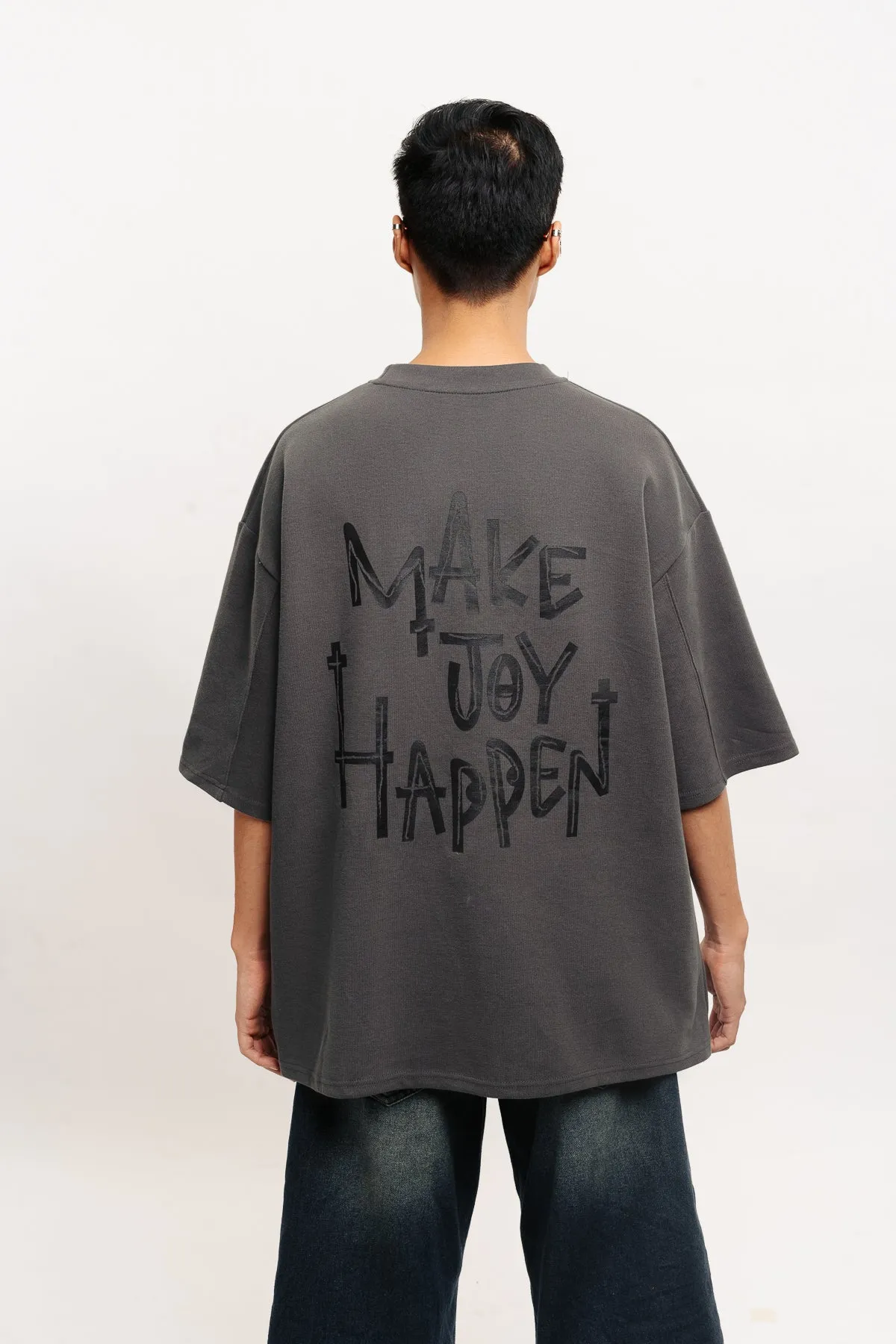 Men's Heavyweight Youth Tee In Grey
