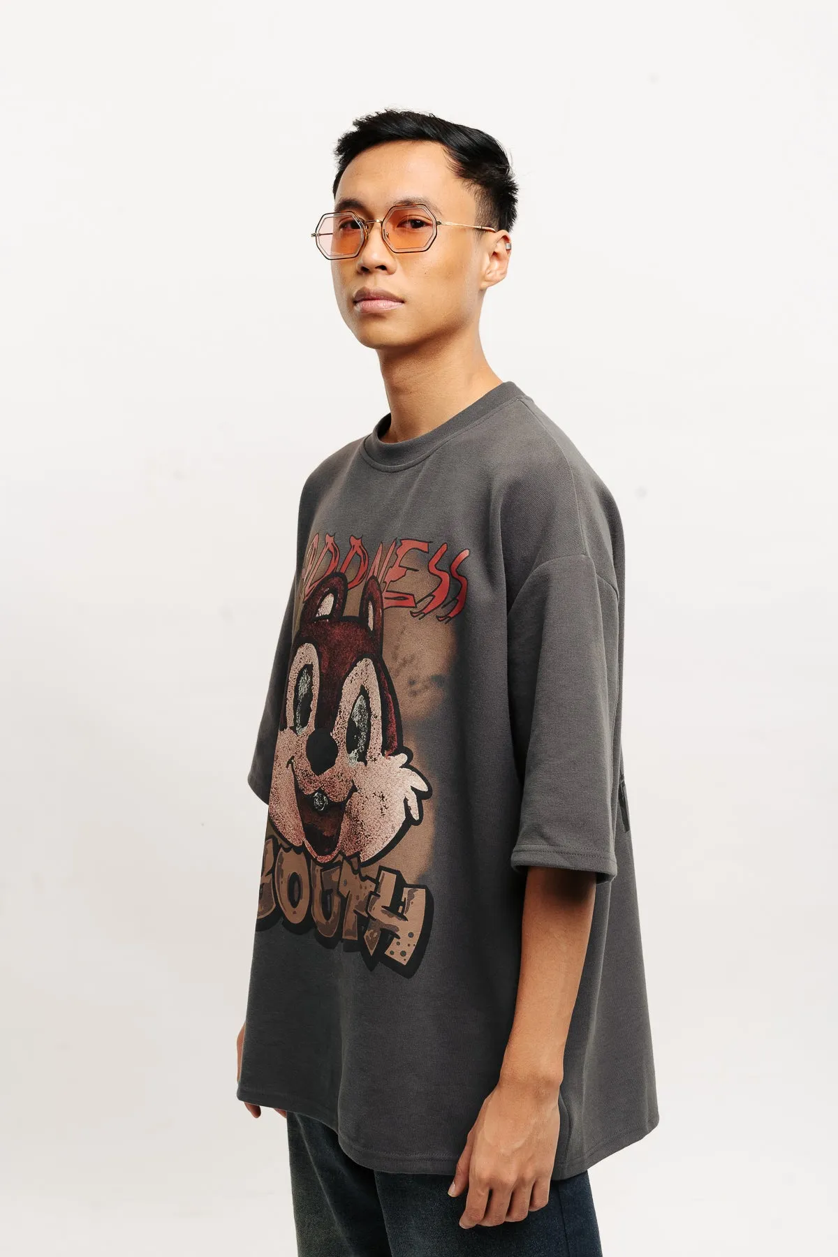 Men's Heavyweight Youth Tee In Grey
