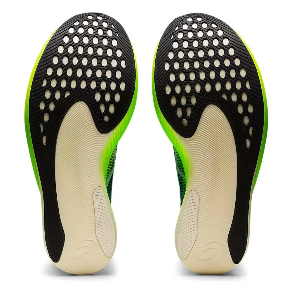 Men's Metaspeed Sky  Running Shoe- Velvet Pine/Safety Yellow- Regular (D)