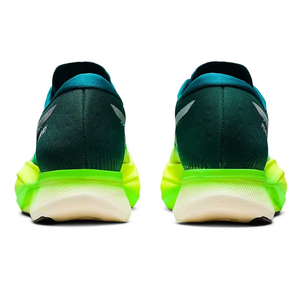 Men's Metaspeed Sky  Running Shoe- Velvet Pine/Safety Yellow- Regular (D)