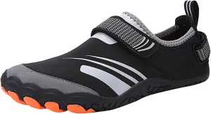 Mens Water Shoes Wide Toe Box Breathable Non Slip Athletic Water Shoes Hiking Womens Water Shoes Wide Width Jogging Quick Dry Pool Sports Sneaker for Pool Beach Surf Water Park Yoga