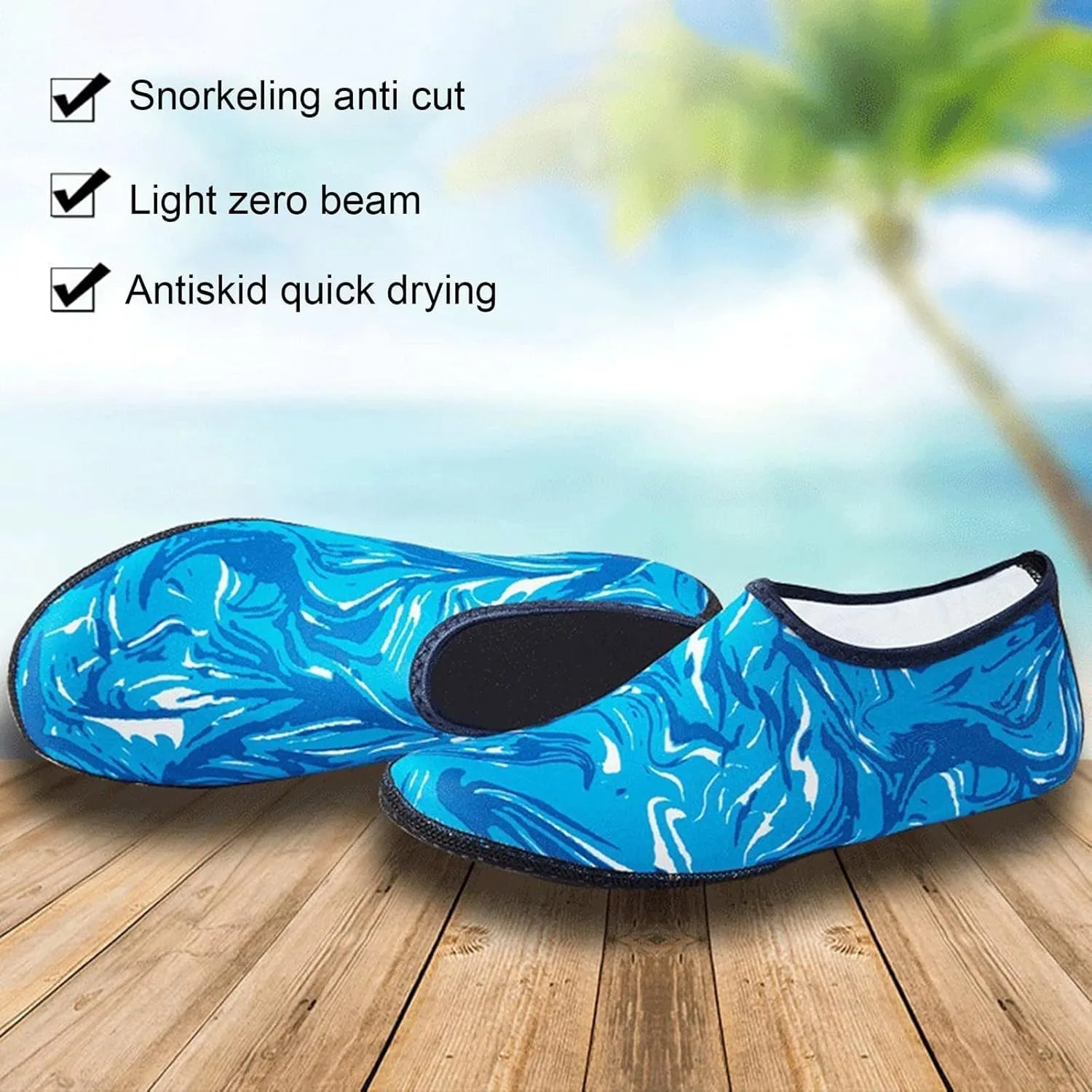Mens Womens Quick Dry Water Shoes Aqua Barefoot Swim Beach Pool Surf Hiking Kayaking Diving Yoga Outdoor Sports Lightweight Design