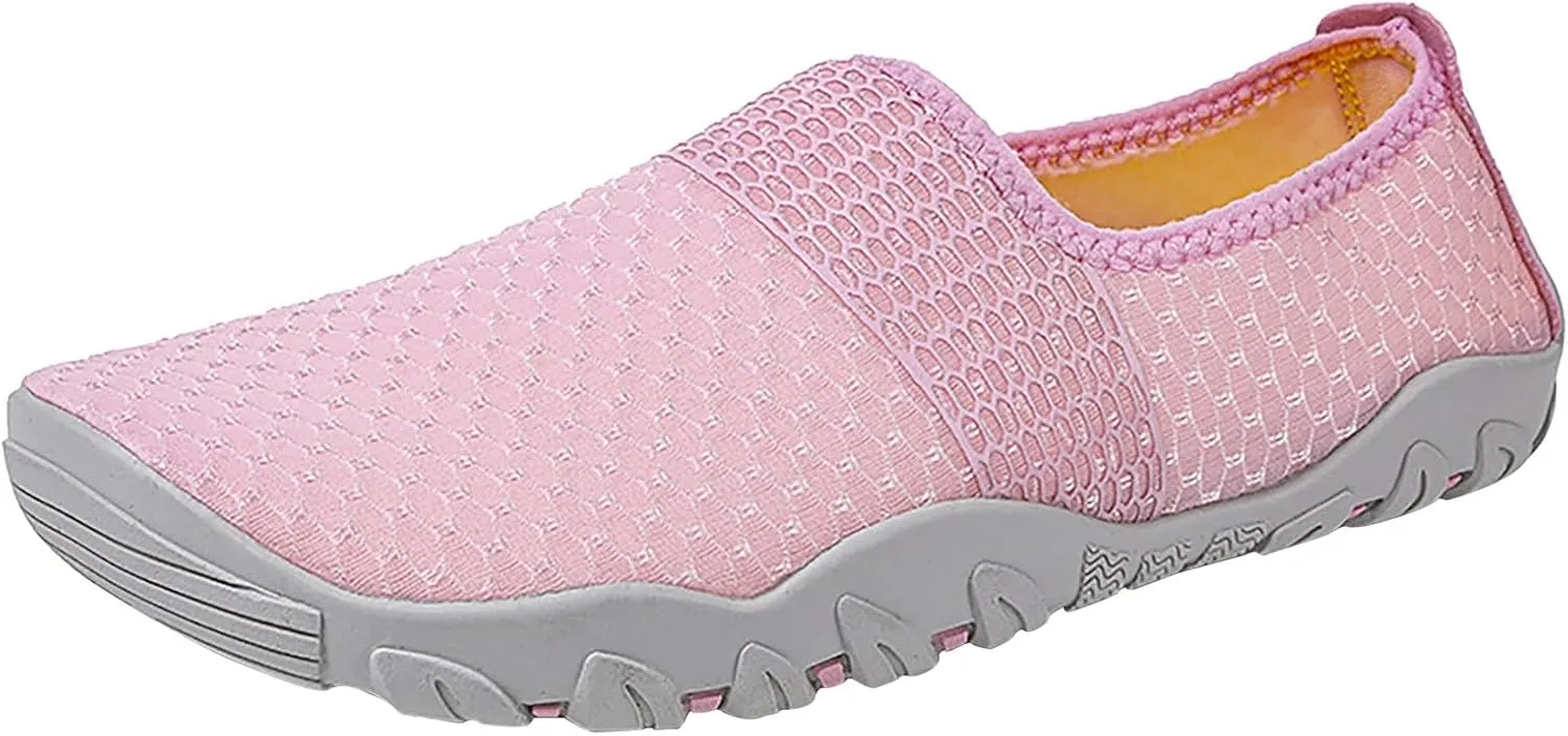 Mens Womens Water Shoes Barefoot Quick Dry Aqua Beach Swim Pool Shoes Lightweight Outdoor Sports Hiking Surf Yoga Exercise Footwear