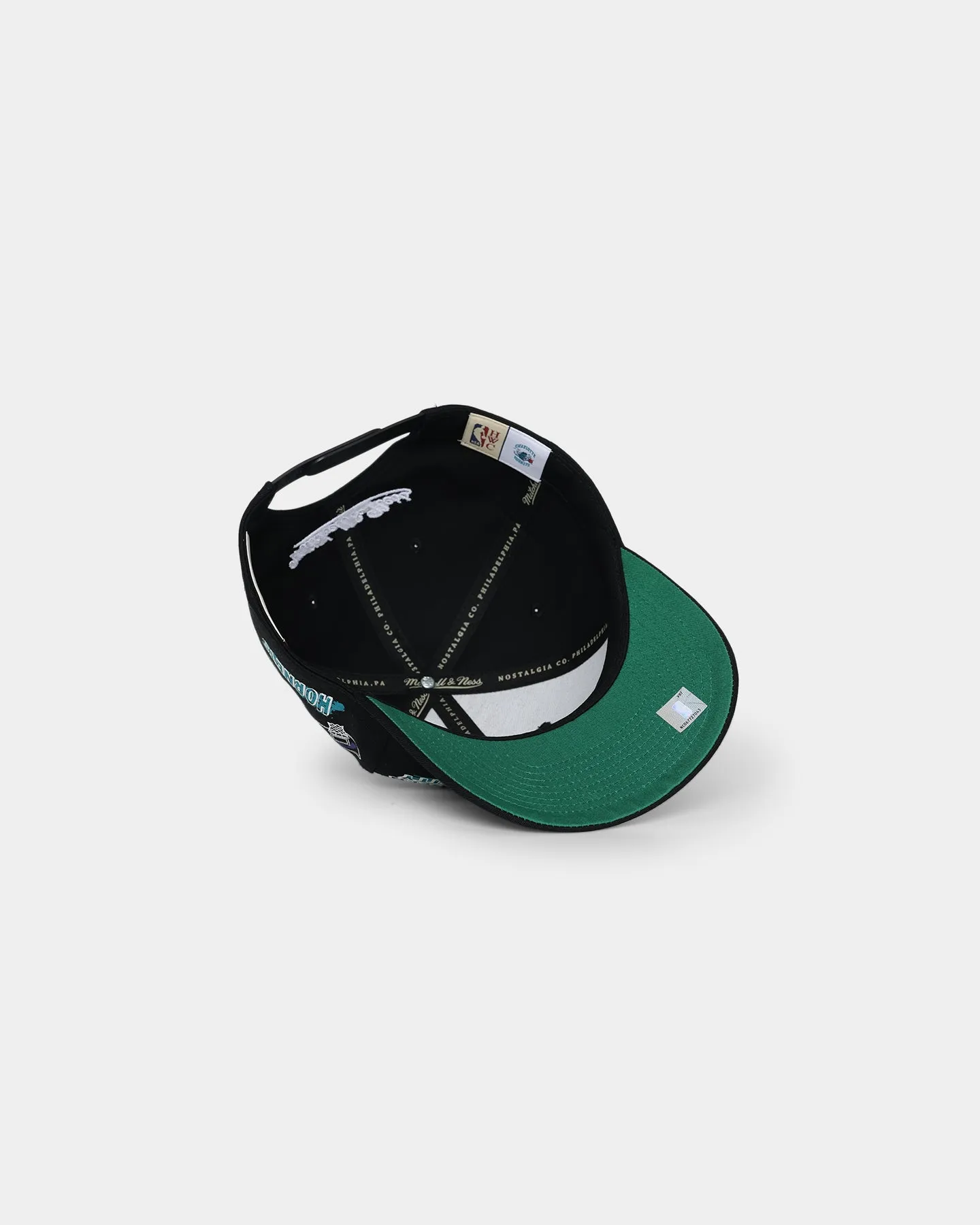 Mitchell & Ness Charlotte Hornets 'Hand Drawn Doodle' Pro Crown Snapback Black