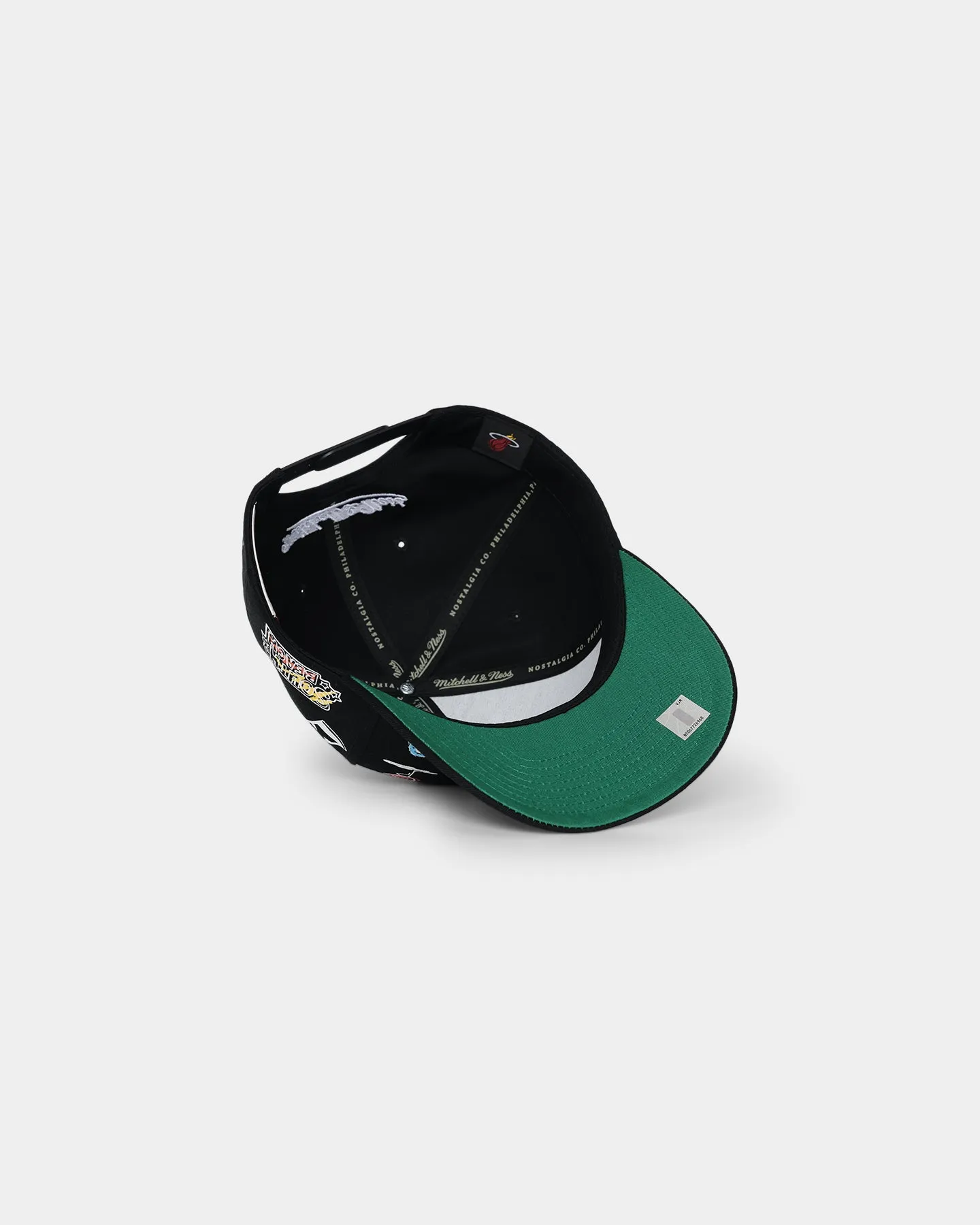 Mitchell & Ness Miami Heat 'Hand Drawn Doodle' Pro Crown Snapback Black