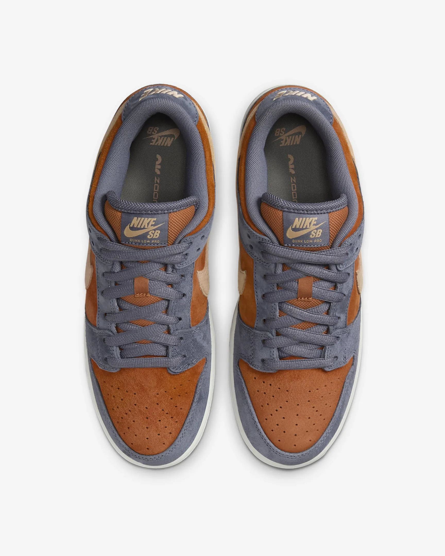 Nike Dunk Low Pro Shoe - LIGHT CARBON/MONARCH