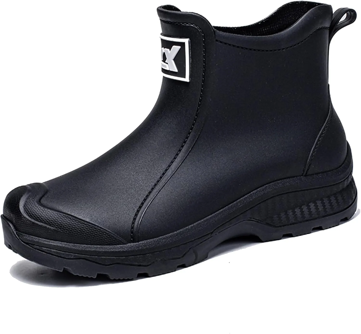 Nutropa Waterproof Short Rain Boots for Men Lightweight Comfortable Garden Shoes Chelsea Ankle Rain Shoes