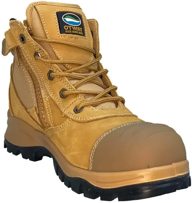 Otway Mens Eureka Steel Toe Work Boots Size US