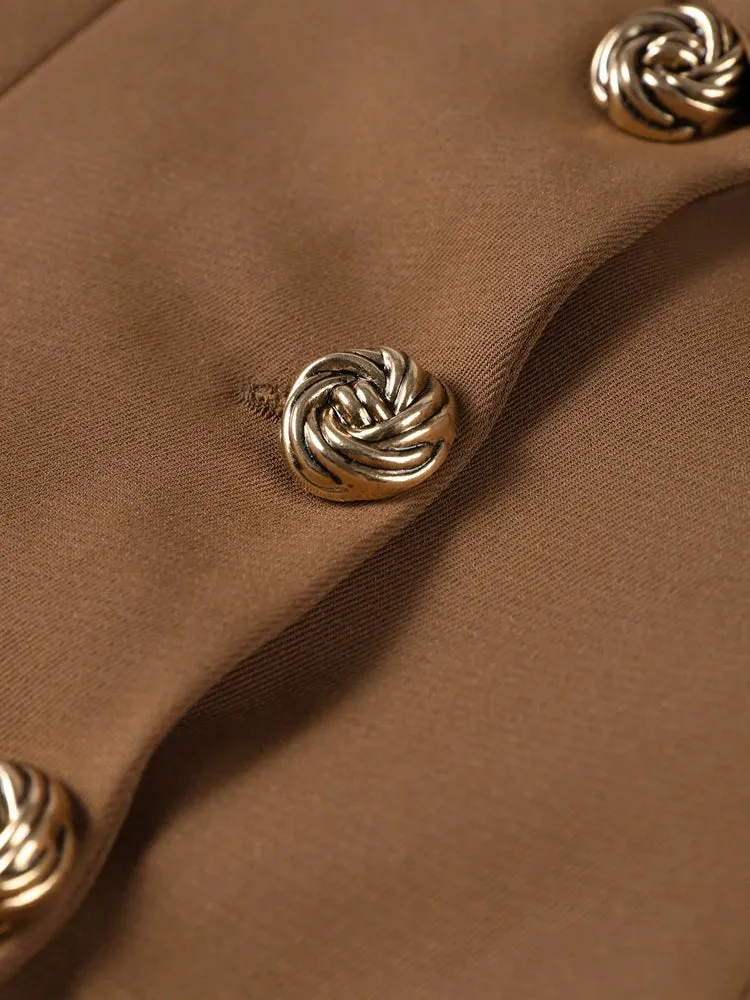 Puff Sleeve Blazer & Trousers