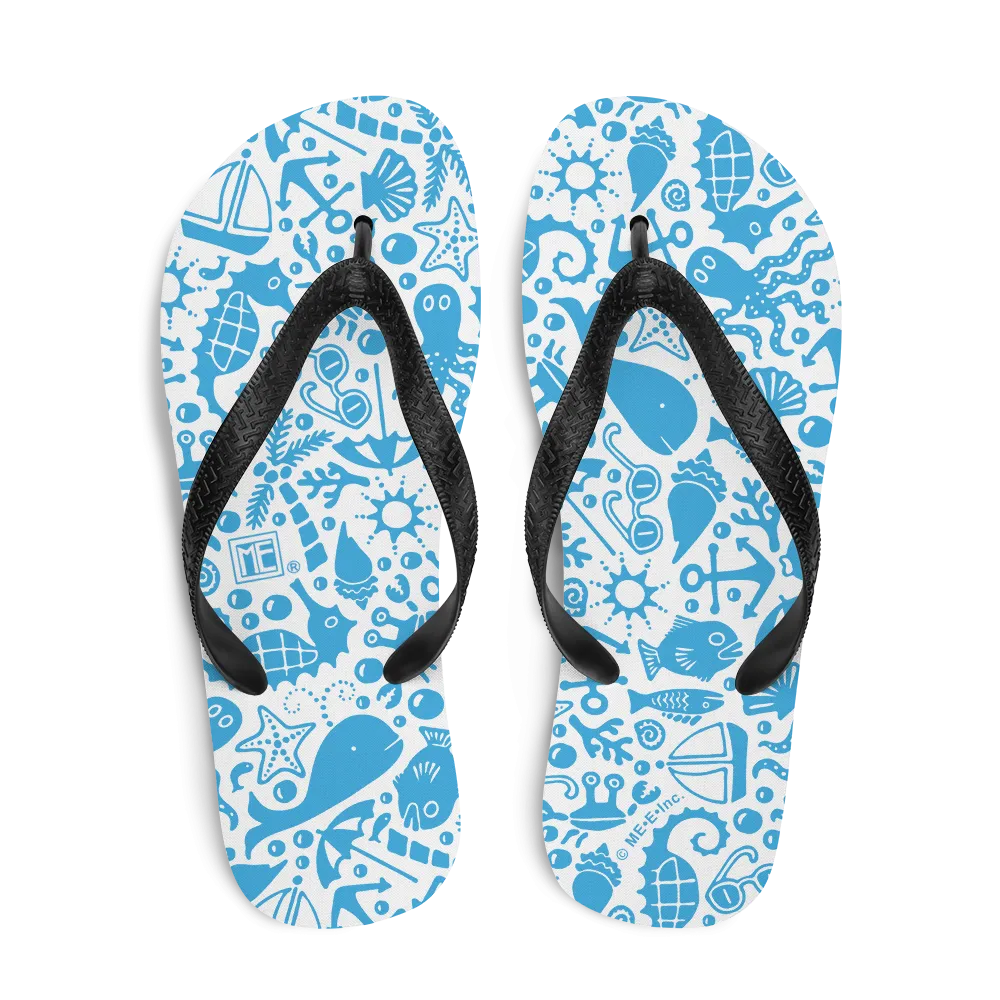 Sea Creatures Flip-Flops