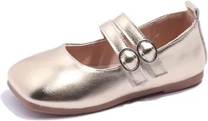 Sequins Dress Sandals For Toddler Soft Sole Wide Dress Dance Shoes Girls Kids Summer Ankle School Casual Loafers Glitter