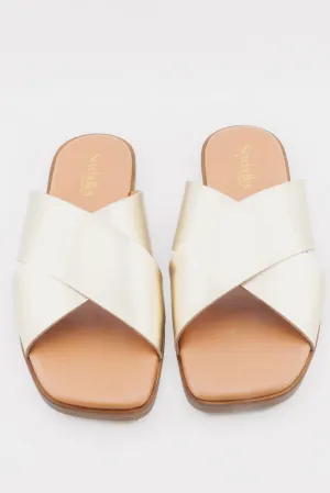 SEYCHELLES Chai Metallic Leather Sandle
