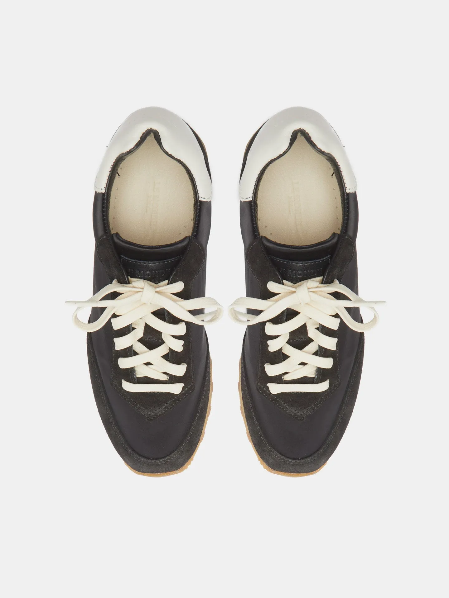 Slim Runner / Black Satin