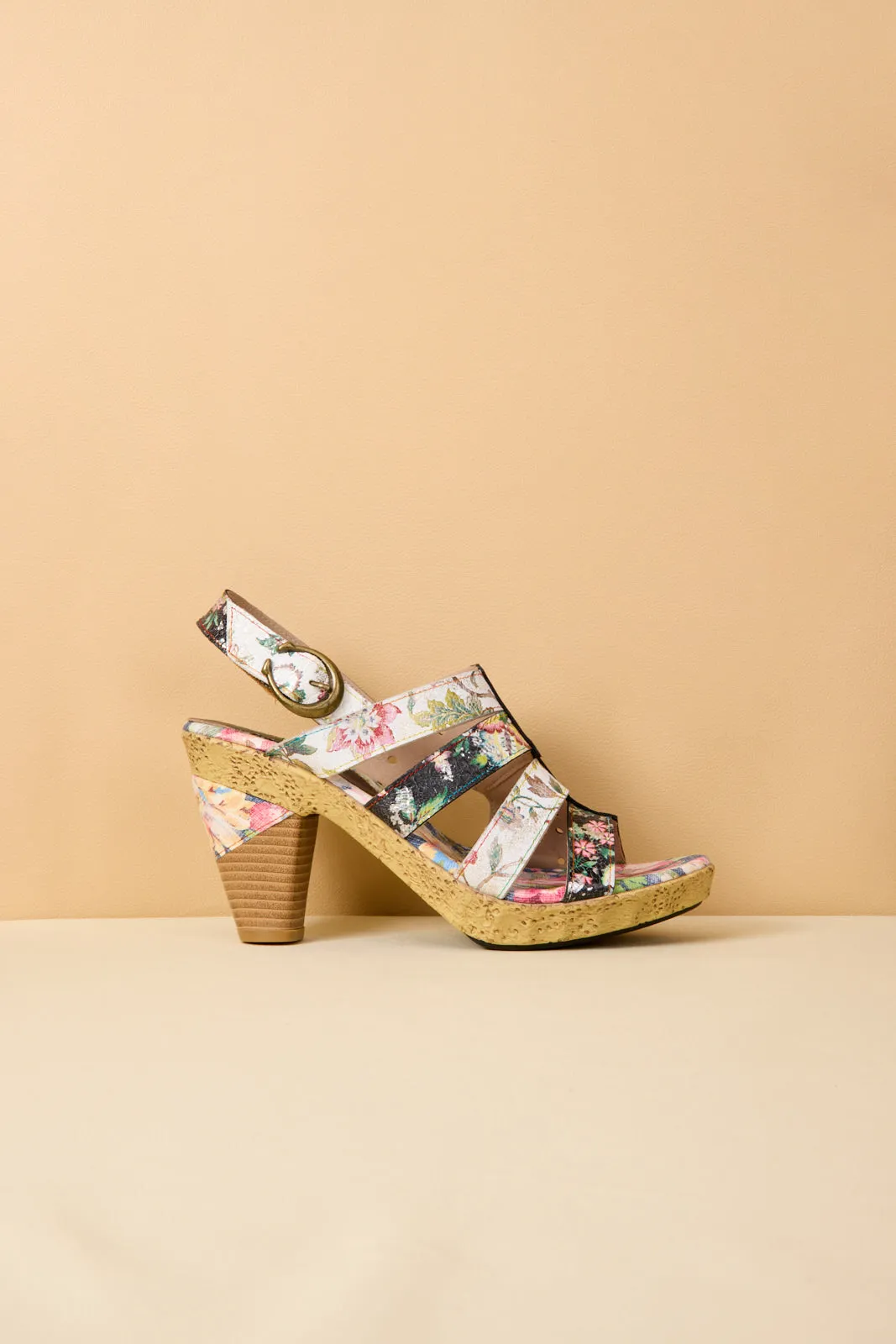 Soffia | Give Flowers Romance Leather Slingback