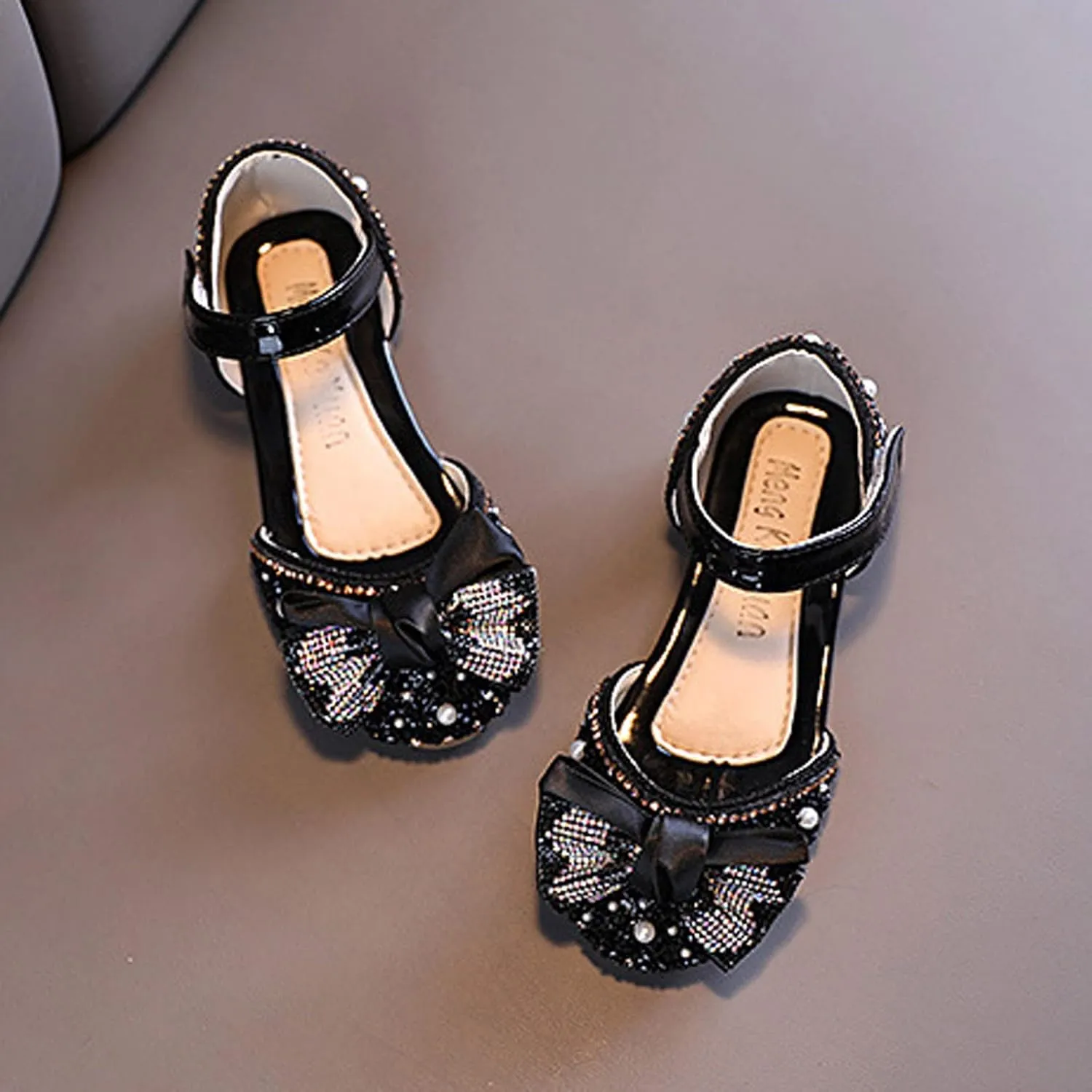 Spring And Summer Children Dance Shoes Girls Dress Show Princess Shoes Pearl Rhinestone Rhinestone girls booties
