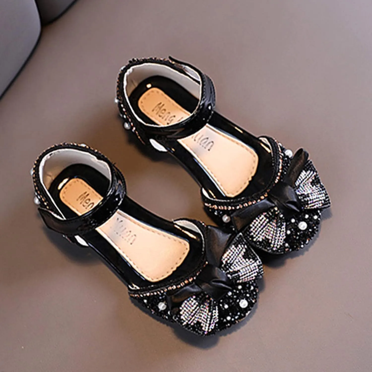 Spring And Summer Children Dance Shoes Girls Dress Show Princess Shoes Pearl Rhinestone Rhinestone girls booties