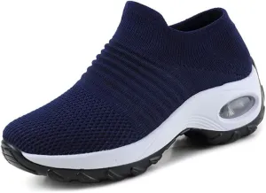 Super Soft Womens Walking Shoes Ladies Soft Comfy Sole Sneakers Sock Shoes