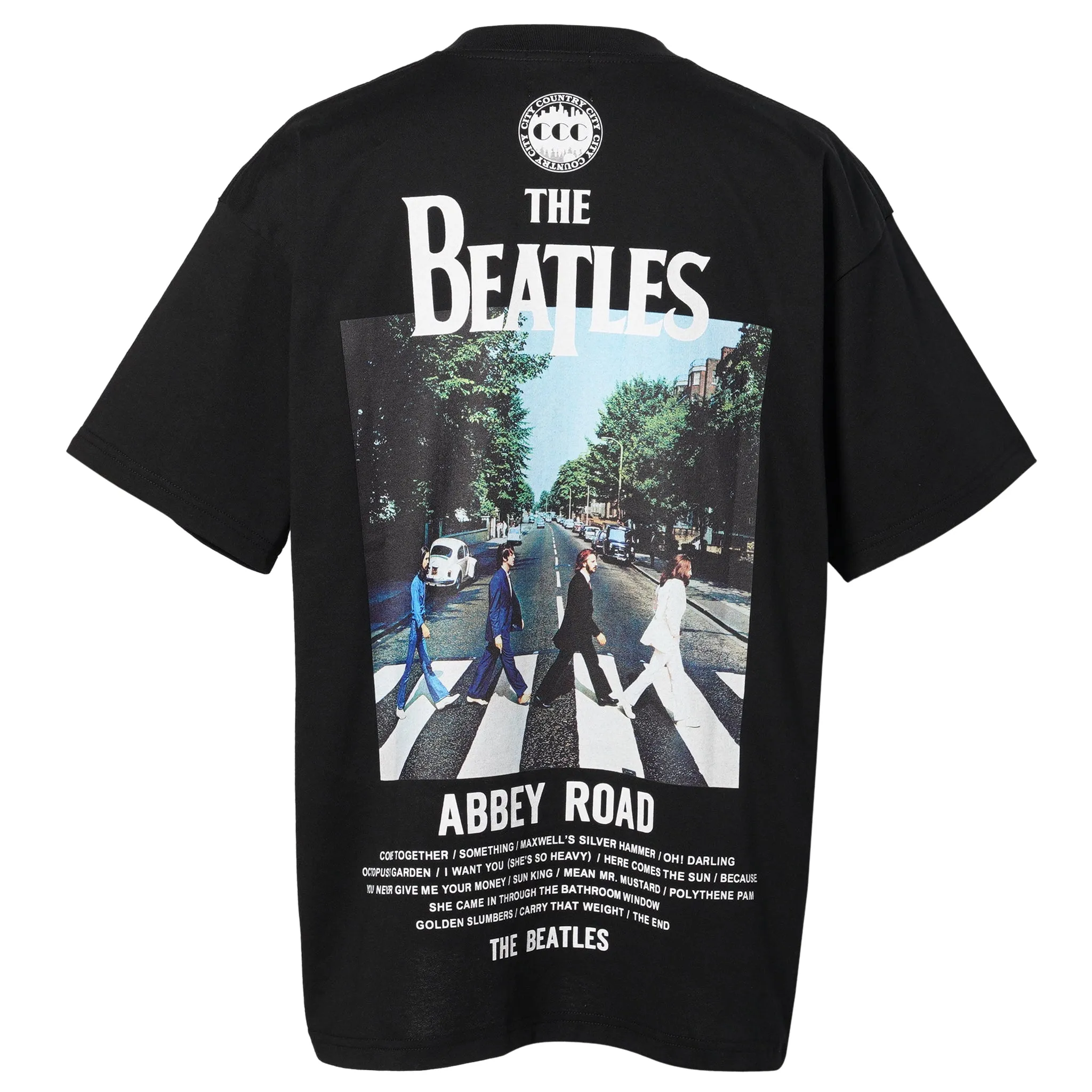 THE BEATLES COTTON T-SHIRT 001 / BLACK