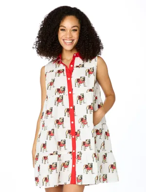 The Georgia Bulldogs Poplin Tank Dress
