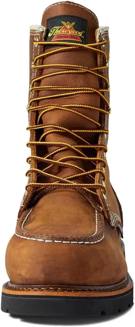 Thorogood V-Series 6 Waterproof Composite Toe Work Boots for Men - Premium Leather with Goodyear Storm Welt, Comfort Insole, and Chevron Traction Outsole; ASTM Rated