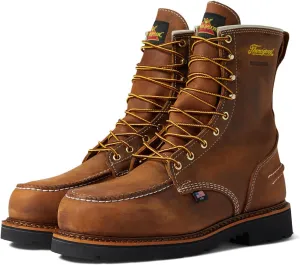 Thorogood V-Series 6 Waterproof Composite Toe Work Boots for Men - Premium Leather with Goodyear Storm Welt, Comfort Insole, and Chevron Traction Outsole; ASTM Rated