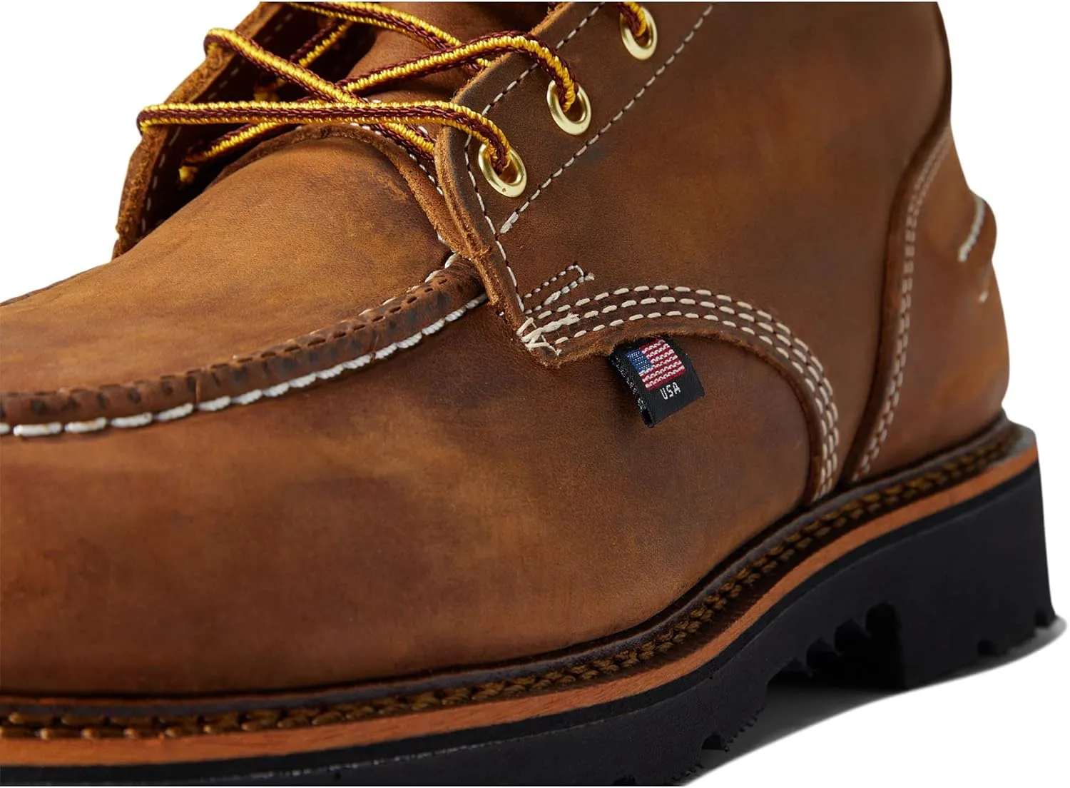 Thorogood V-Series 6 Waterproof Composite Toe Work Boots for Men - Premium Leather with Goodyear Storm Welt, Comfort Insole, and Chevron Traction Outsole; ASTM Rated