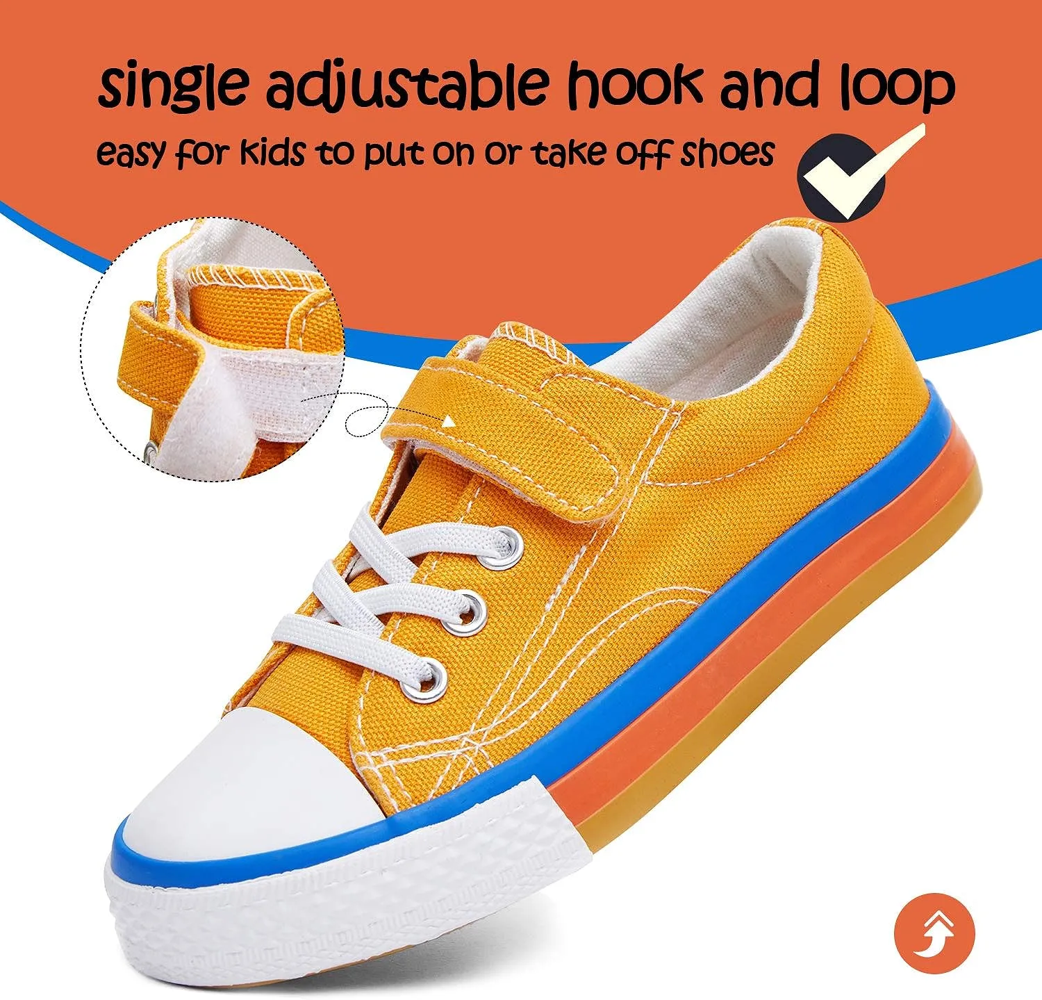 Toddler Canvas Sneakers Size 6: Stylish, Safe, Comfortable