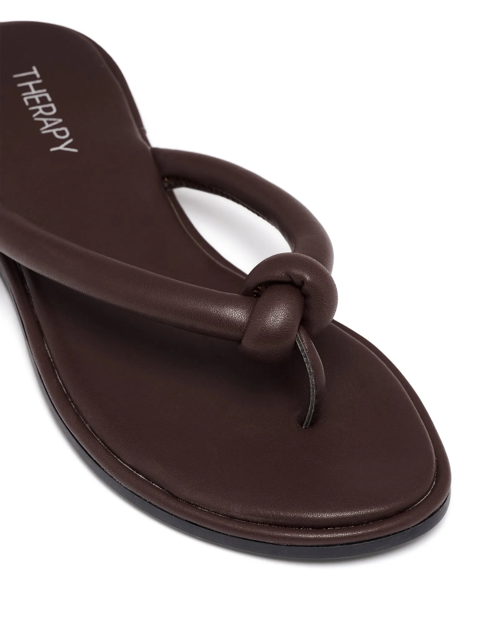 Tyana Thong Sandal Chocolate Smooth