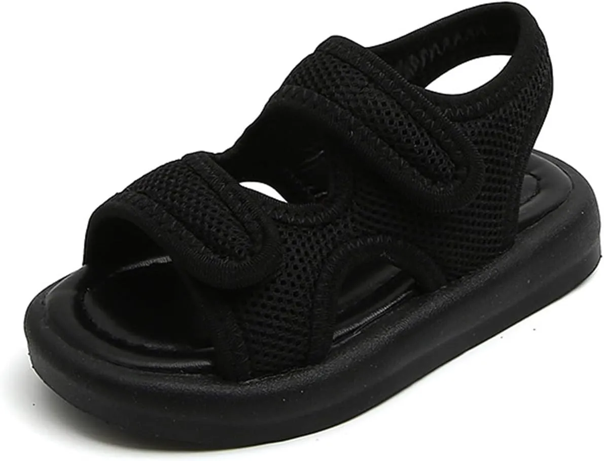 Unisex Kids Summer Mesh Sandals Open-Toe Outdoor Sport Sandals Athletic Lightweight Beach Shoes for Boys Girls