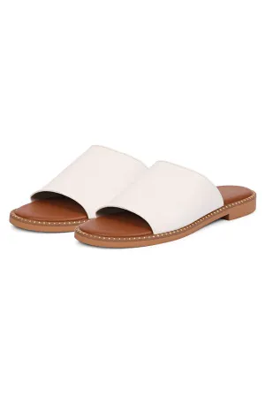 Vivi Blu - Kalina Flats Footwear - White