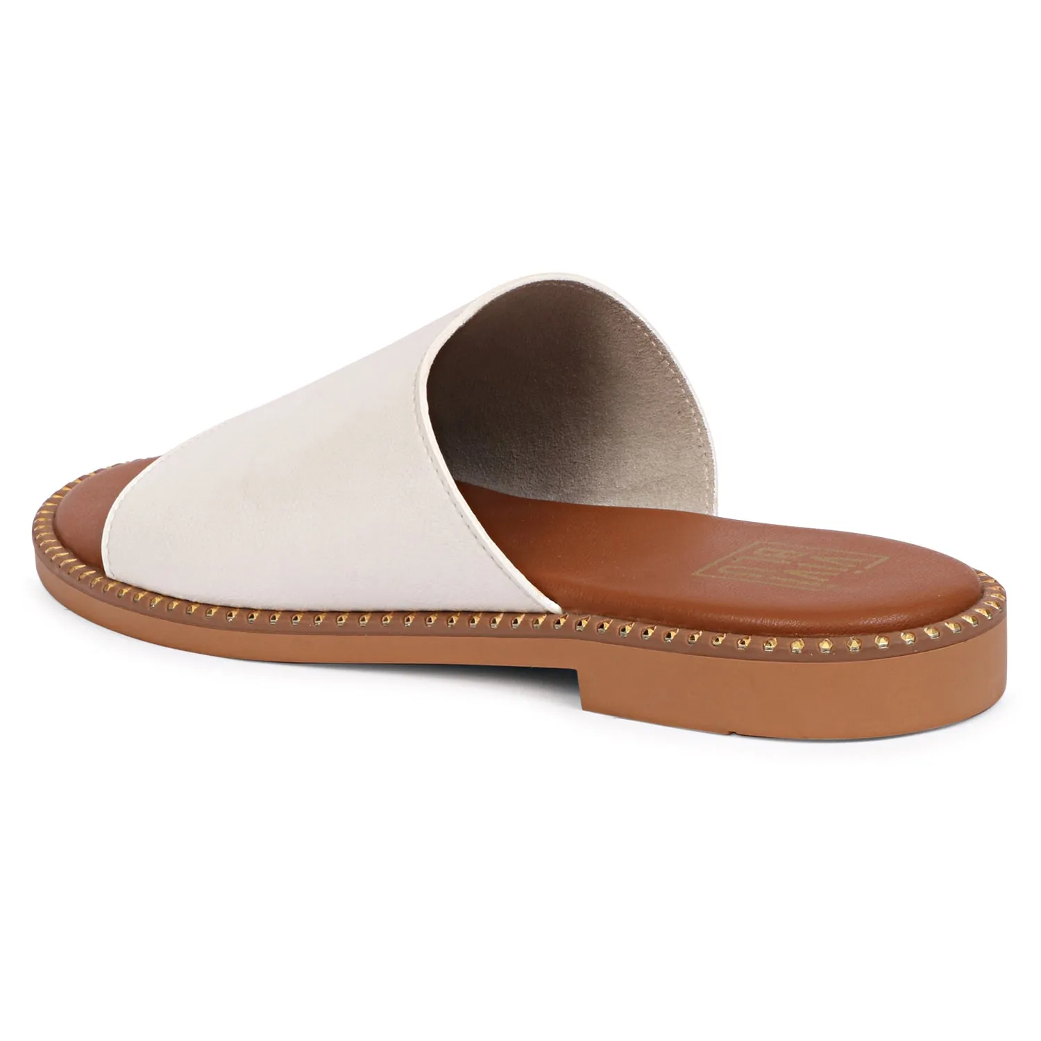 Vivi Blu - Kalina Flats Footwear - White