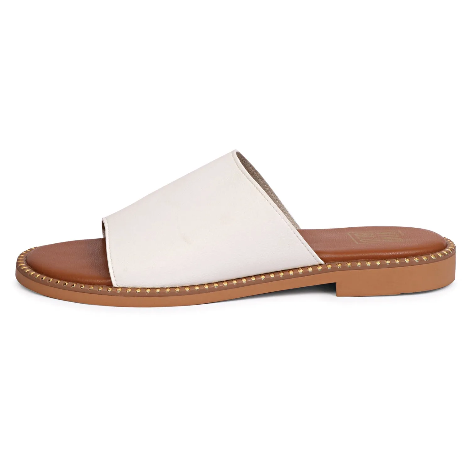 Vivi Blu - Kalina Flats Footwear - White