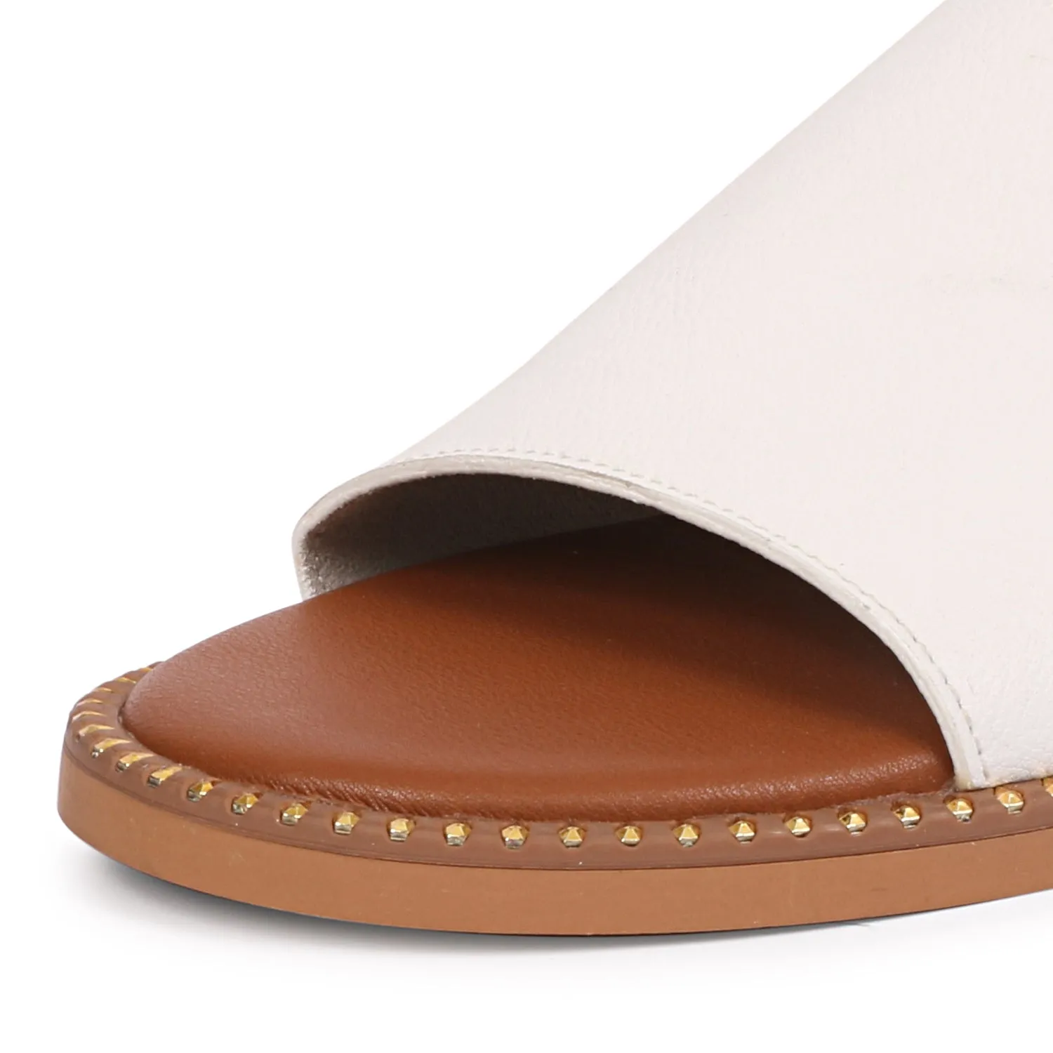 Vivi Blu - Kalina Flats Footwear - White