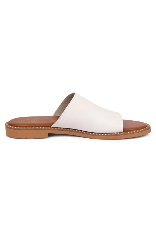 Vivi Blu - Kalina Flats Footwear - White