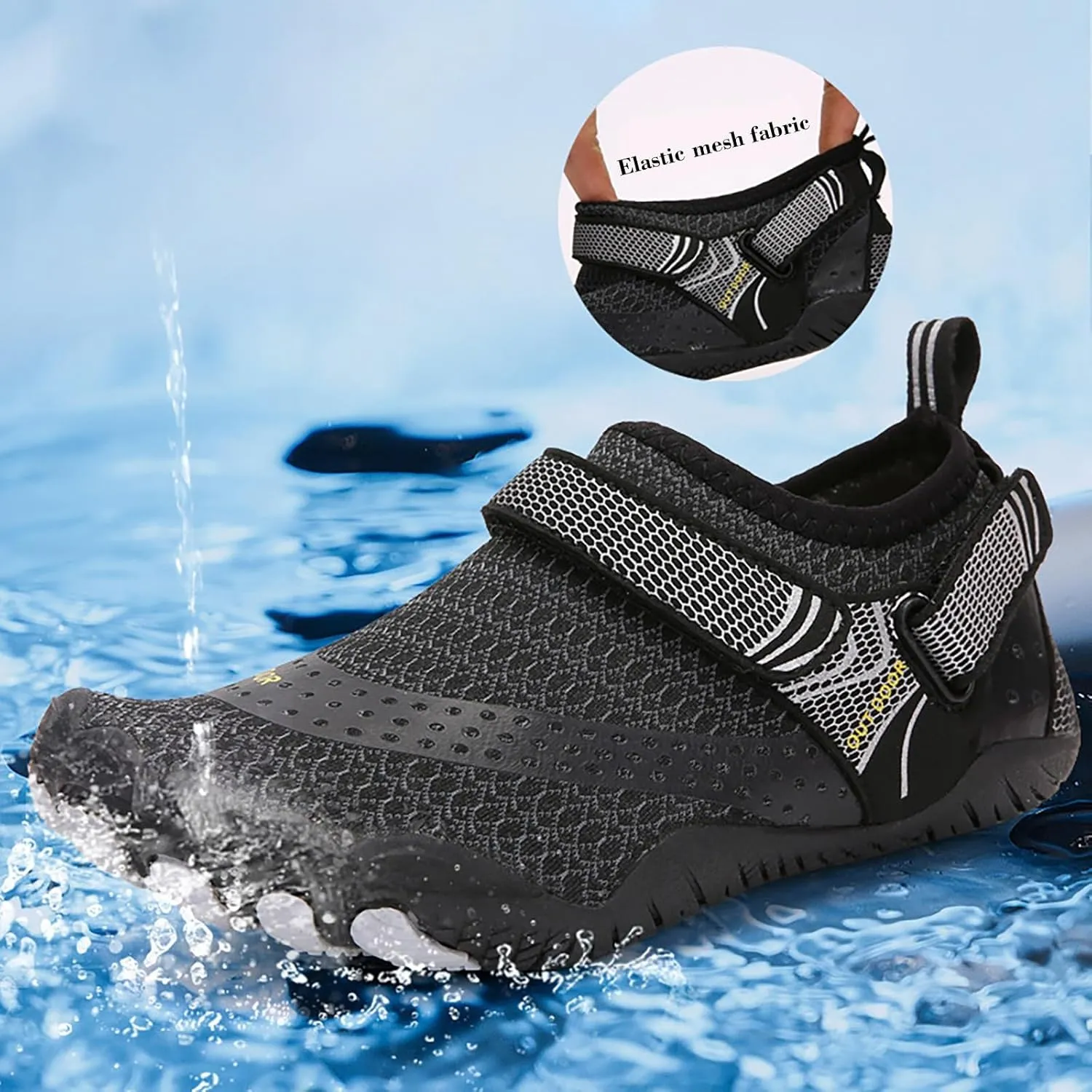 Water Shoes Women Men Barefoot Quick Dry Aqua Beach Swim Pool Surf Yoga Hiking Kayaking Lightweight Non Slip Outdoor Activities