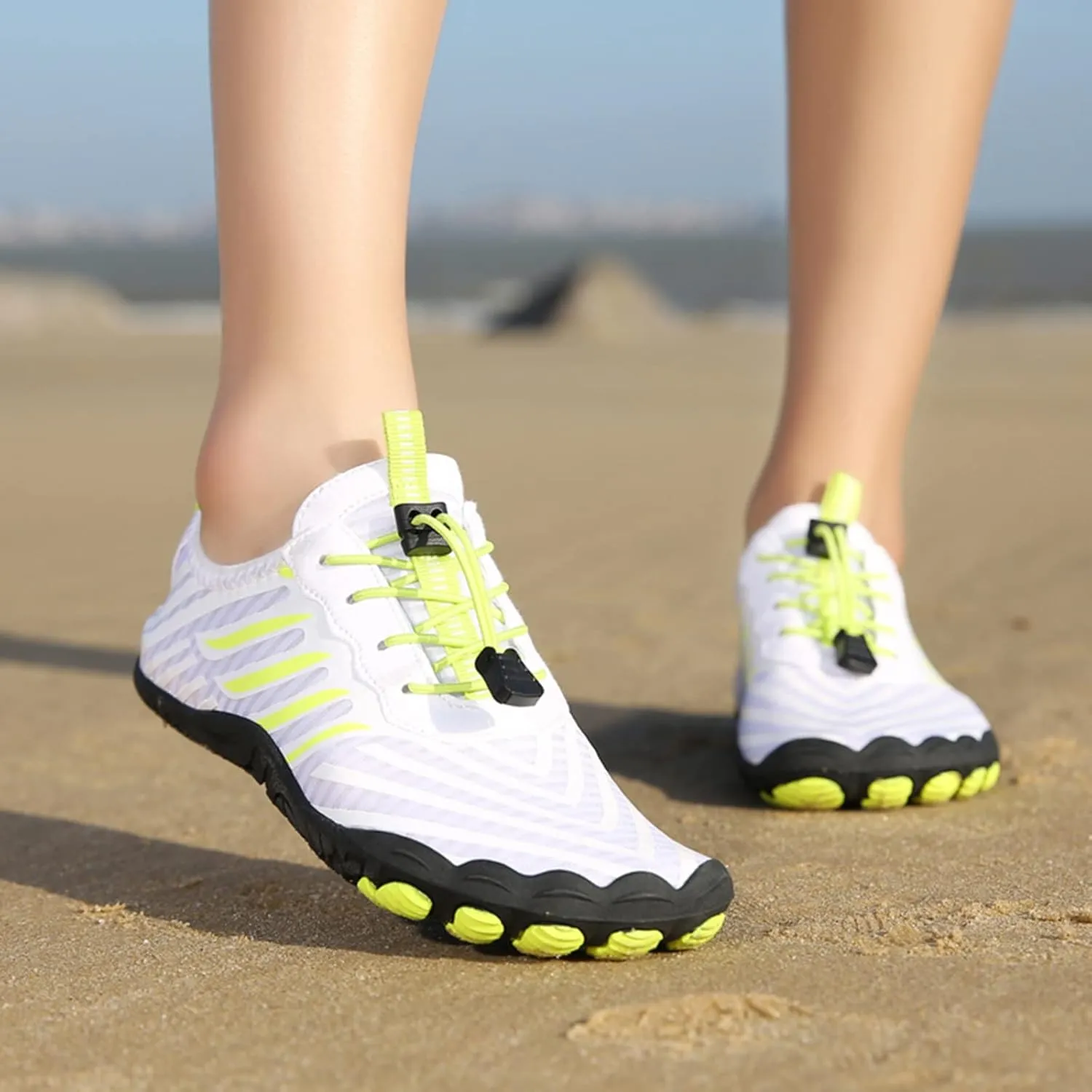 Water Sports Shoes Mens Womens Quick Dry Barefoot Aqua Swim Beach Pool Surf Hiking Kayaking Diving Yoga Breathable Design