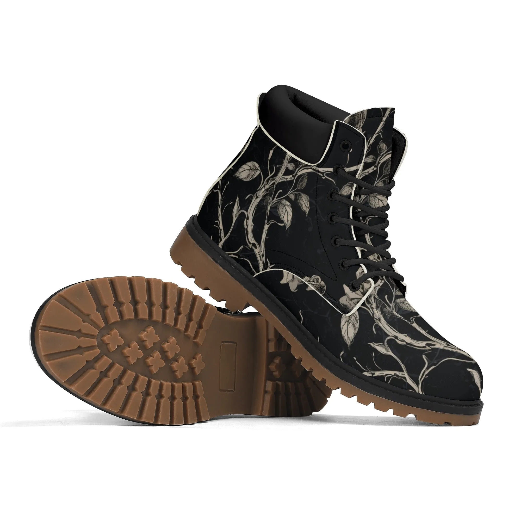 Wilting Forest Leather Brown Outsole All Season Boots