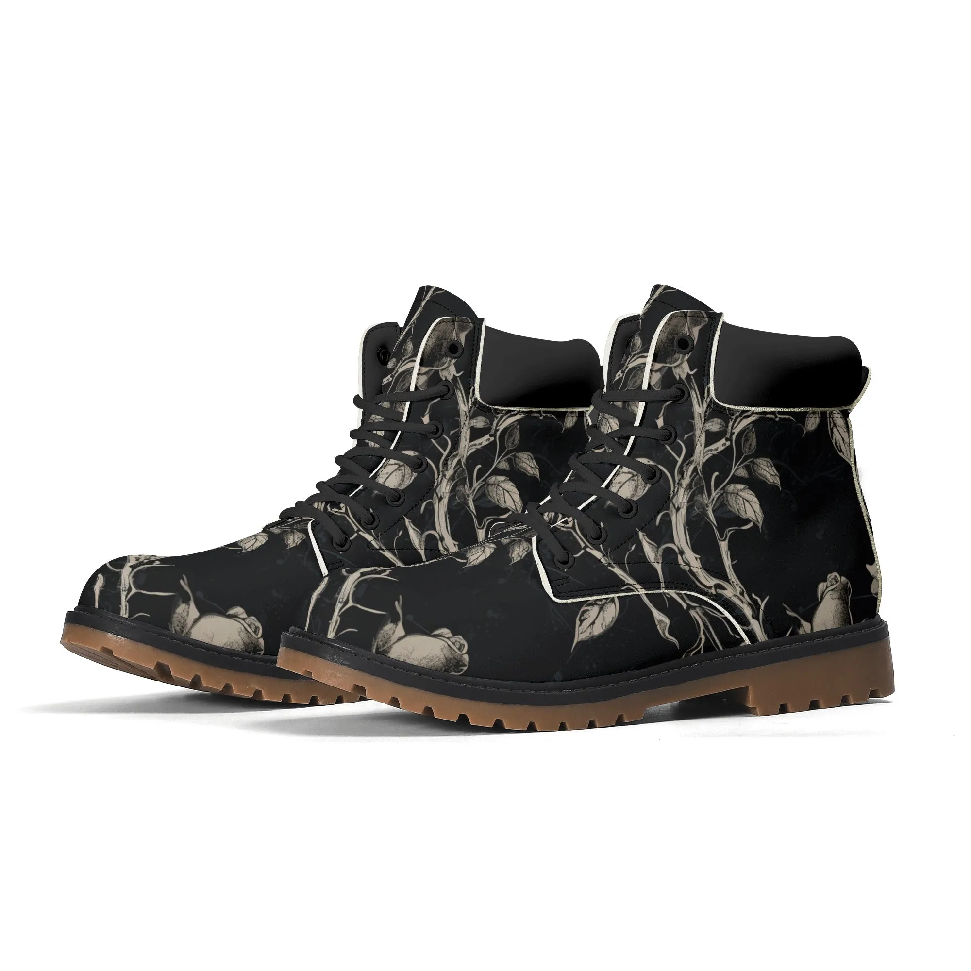 Wilting Forest Leather Brown Outsole All Season Boots