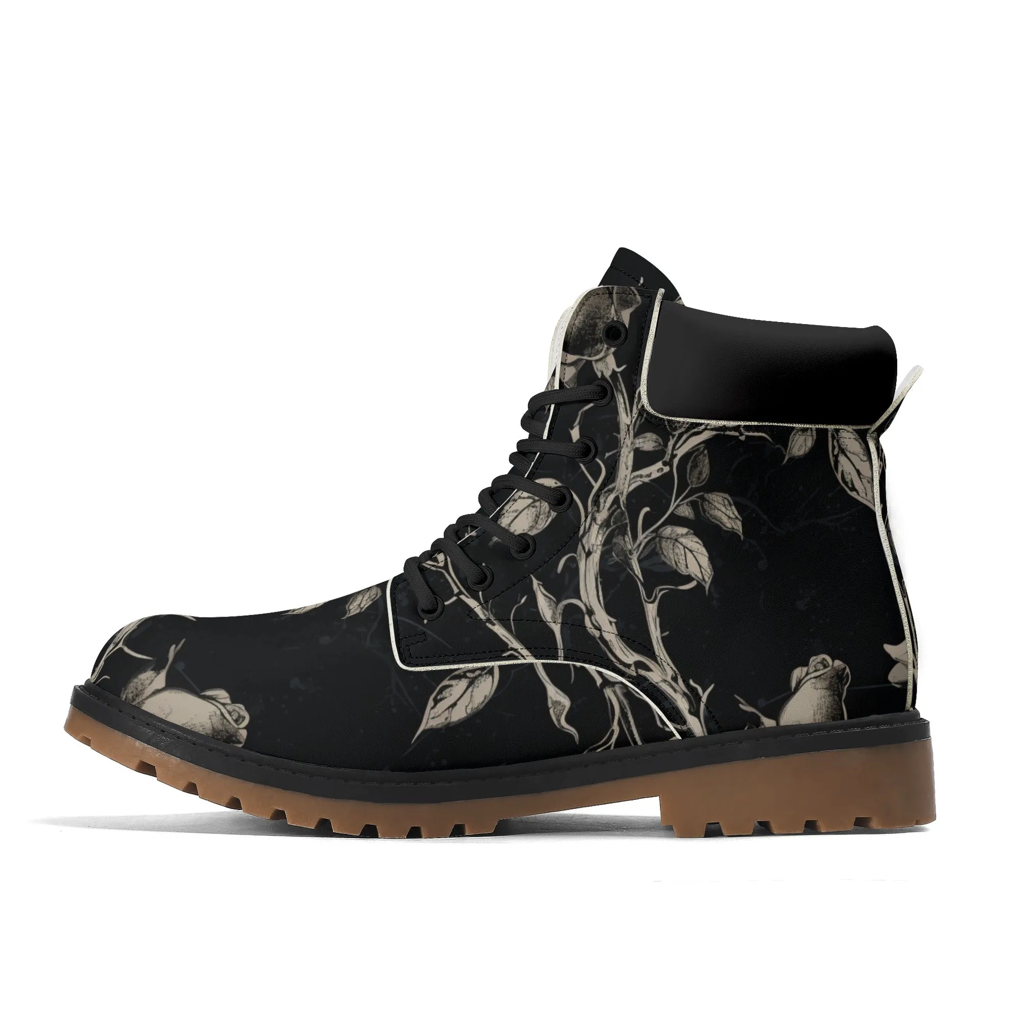 Wilting Forest Leather Brown Outsole All Season Boots