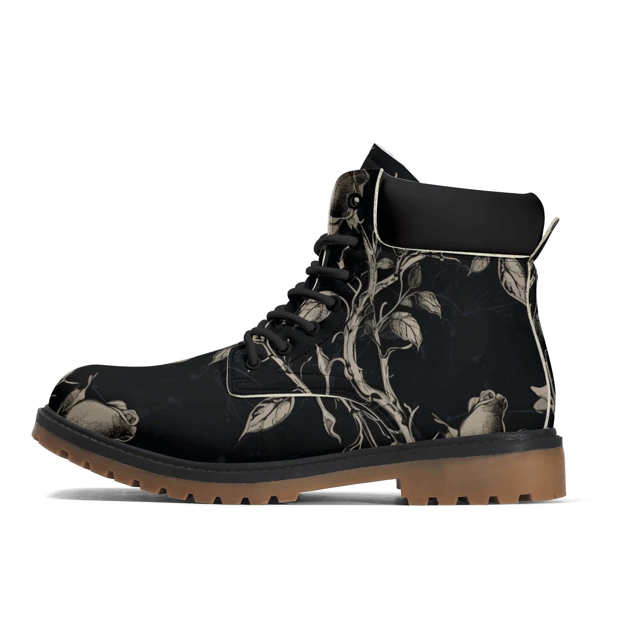 Wilting Forest Leather Brown Outsole All Season Boots