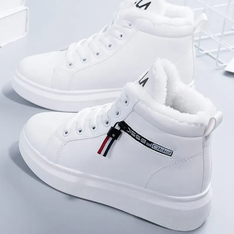 Women's Warm Lined High-Top Sneakers