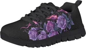 Ystardream Girls Running Shoes Mesh Fitness Shoe Indoor Training Sneaker Lightweight Outdoor Sports Athletic Tennis Shoes