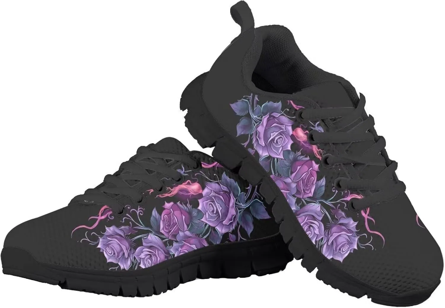 Ystardream Girls Running Shoes Mesh Fitness Shoe Indoor Training Sneaker Lightweight Outdoor Sports Athletic Tennis Shoes